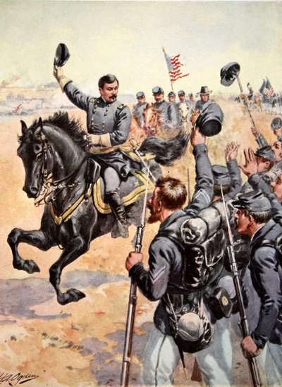 General McClellan at the Battle of Antietam, September 17th 1862 by Henry Alexander Ogden